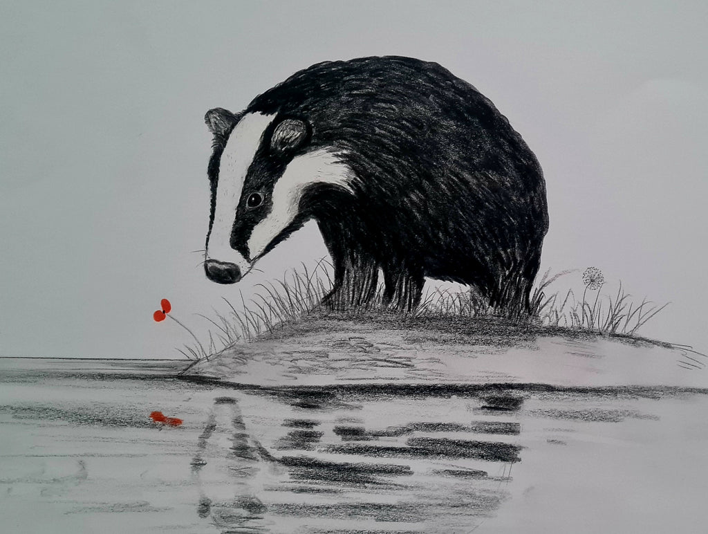 Remembrance art badger