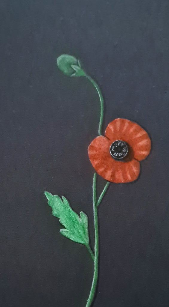Remembrance art poppy