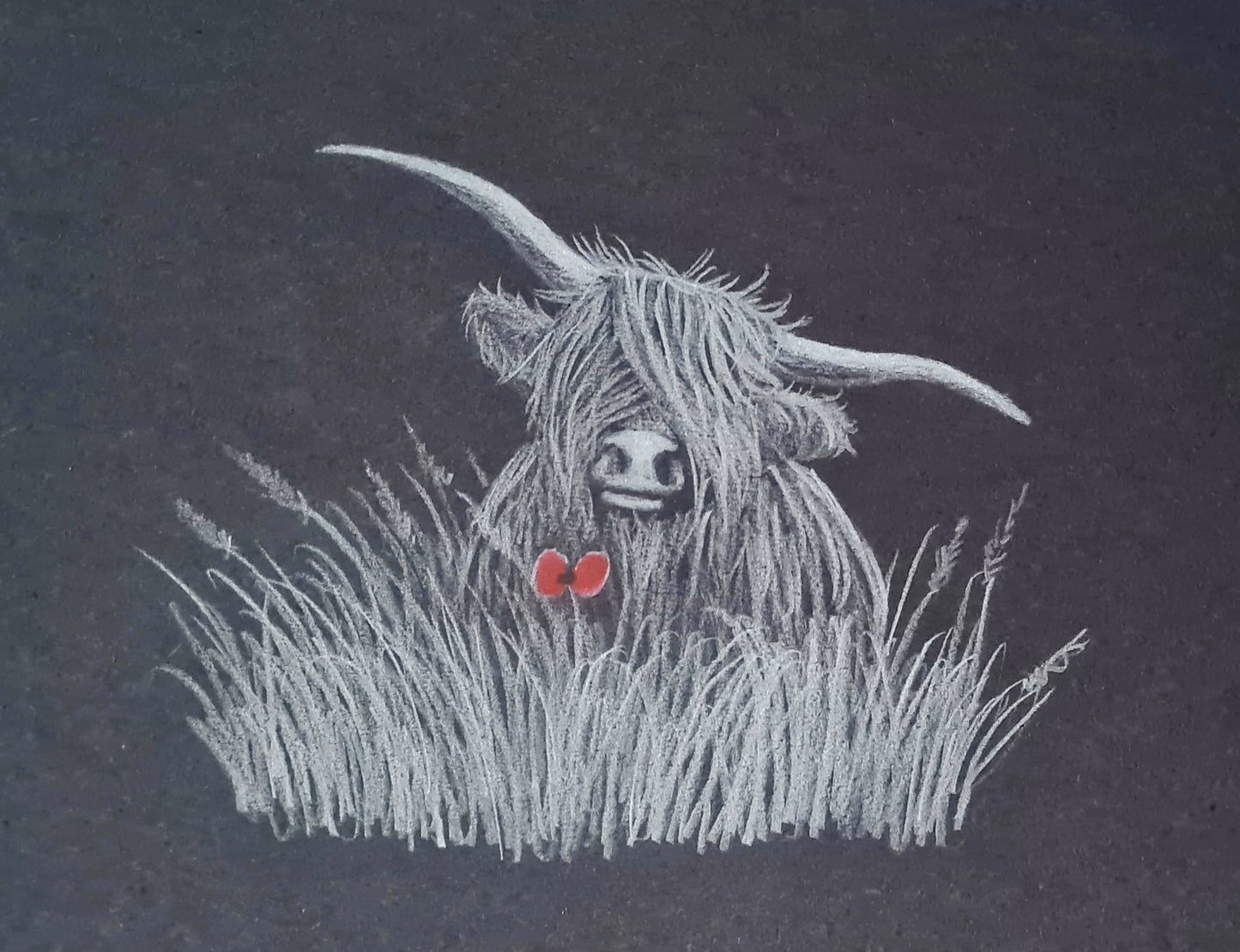 Remembrance art highland coo pic