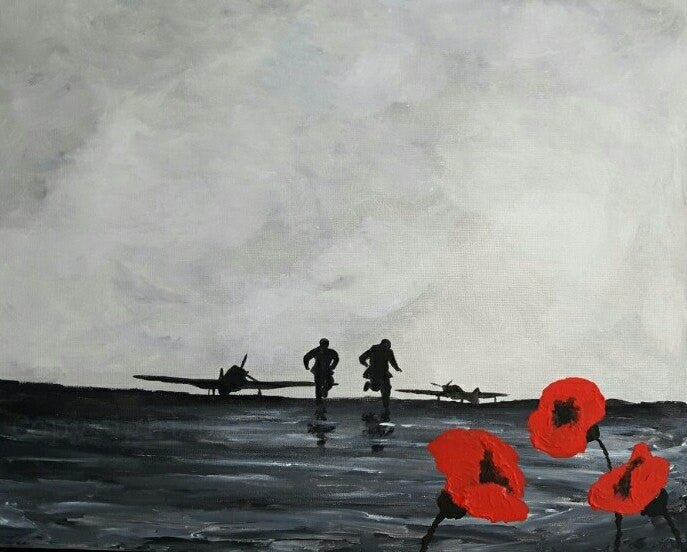 remembrance poppy art scramble