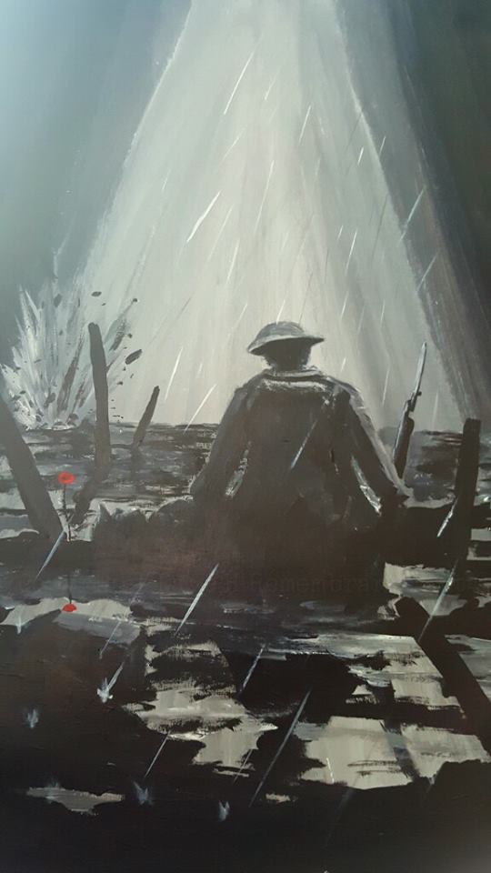 remembrance poppy art