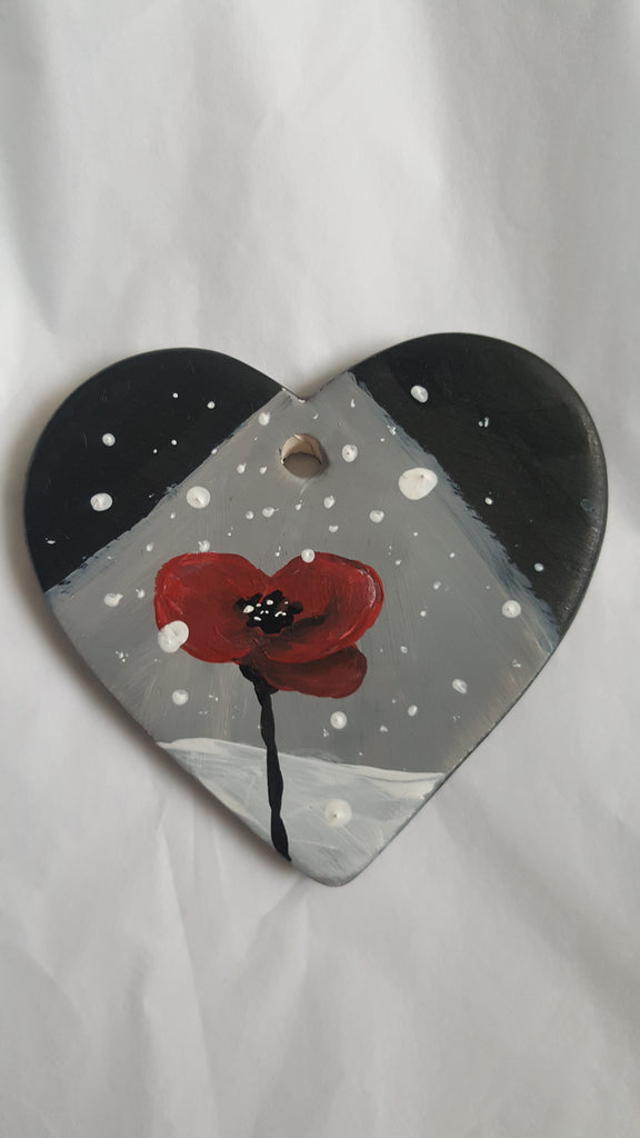 Poppy tree ornament