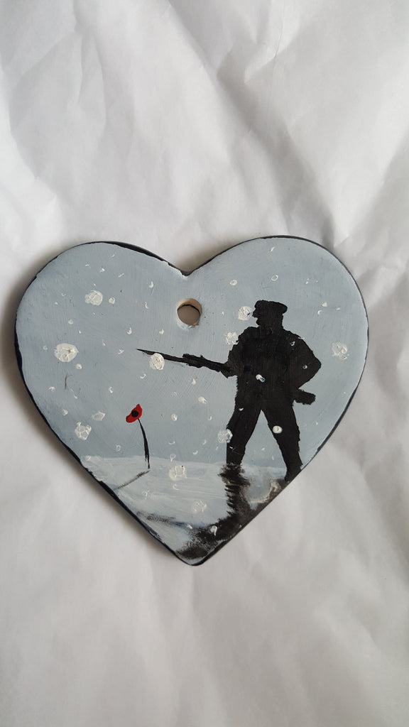 Love heart ornament