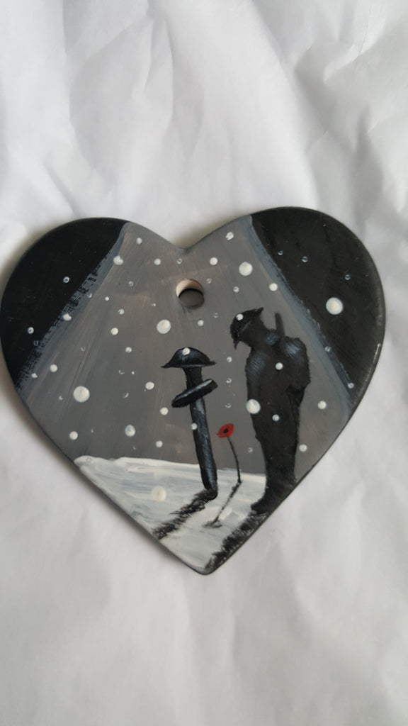 Love heart ornament
