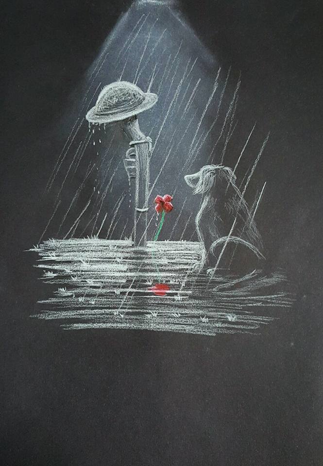 remembrance poppy art