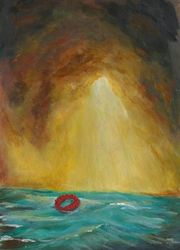 remembrance poppy art