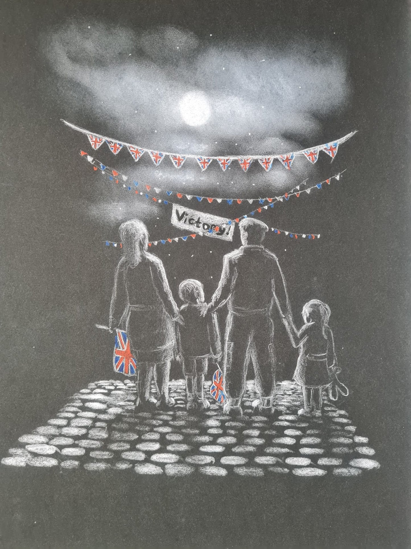 459 Open Edition Giclée Print - 'War is over'