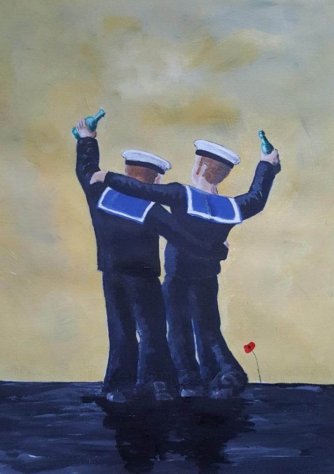 362 Original Painting - 'Shipmates'