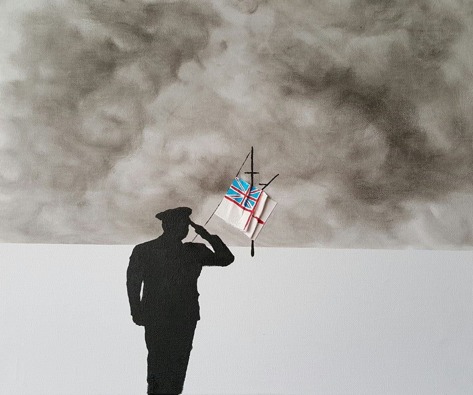 Remembrance Art 'Ensign Salute'