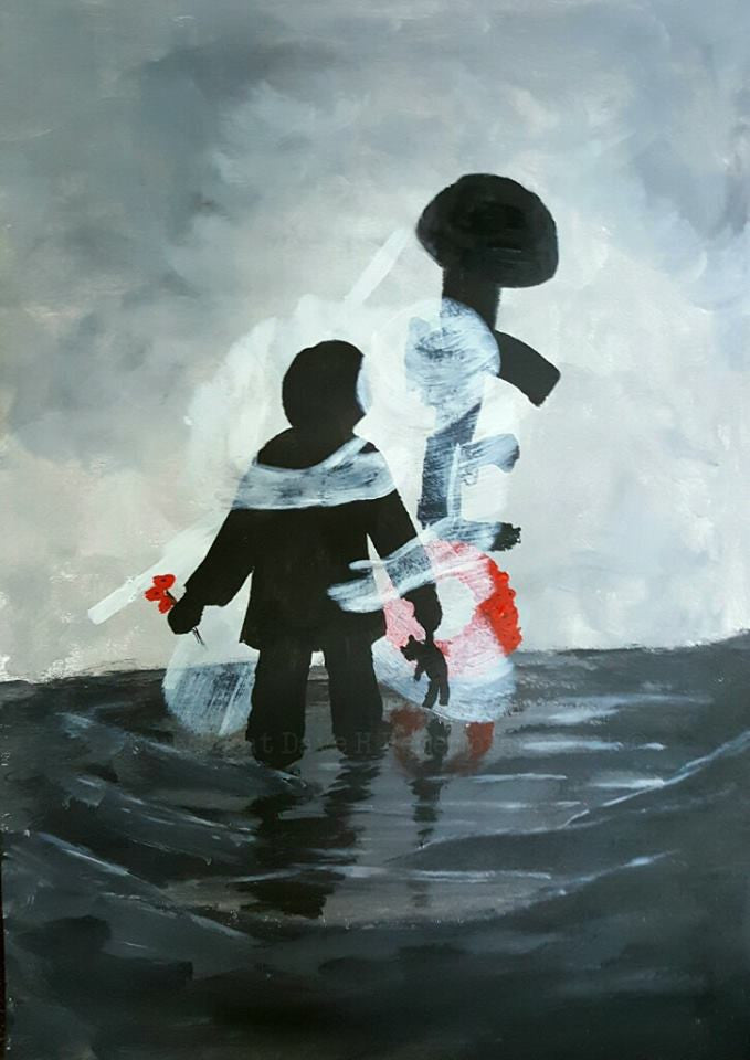 remembrance art painting soldier spirit