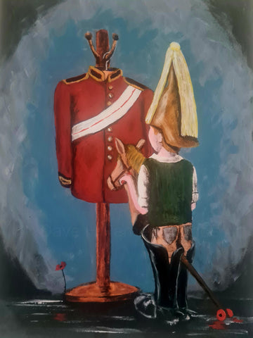 526 Limited Edition Giclée Print - 'Big boots to fill - Life Guards'