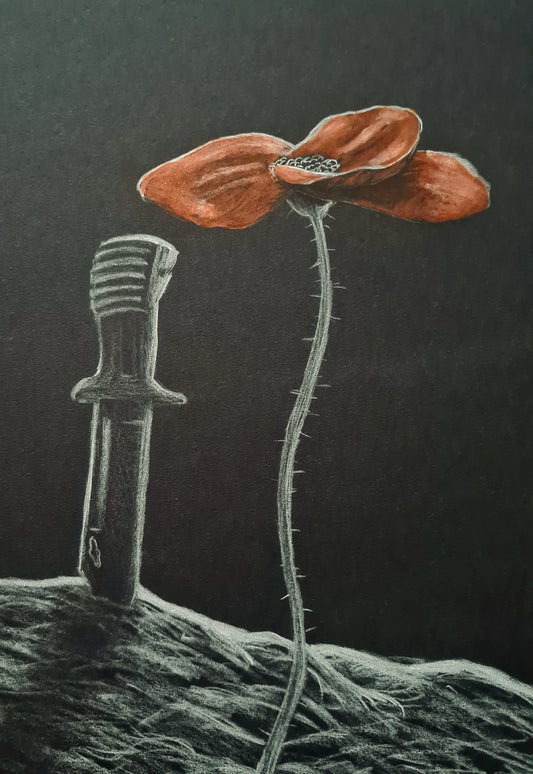 U356 Original Polychromo - 'Bayonet Poppy #3 (SA80)'