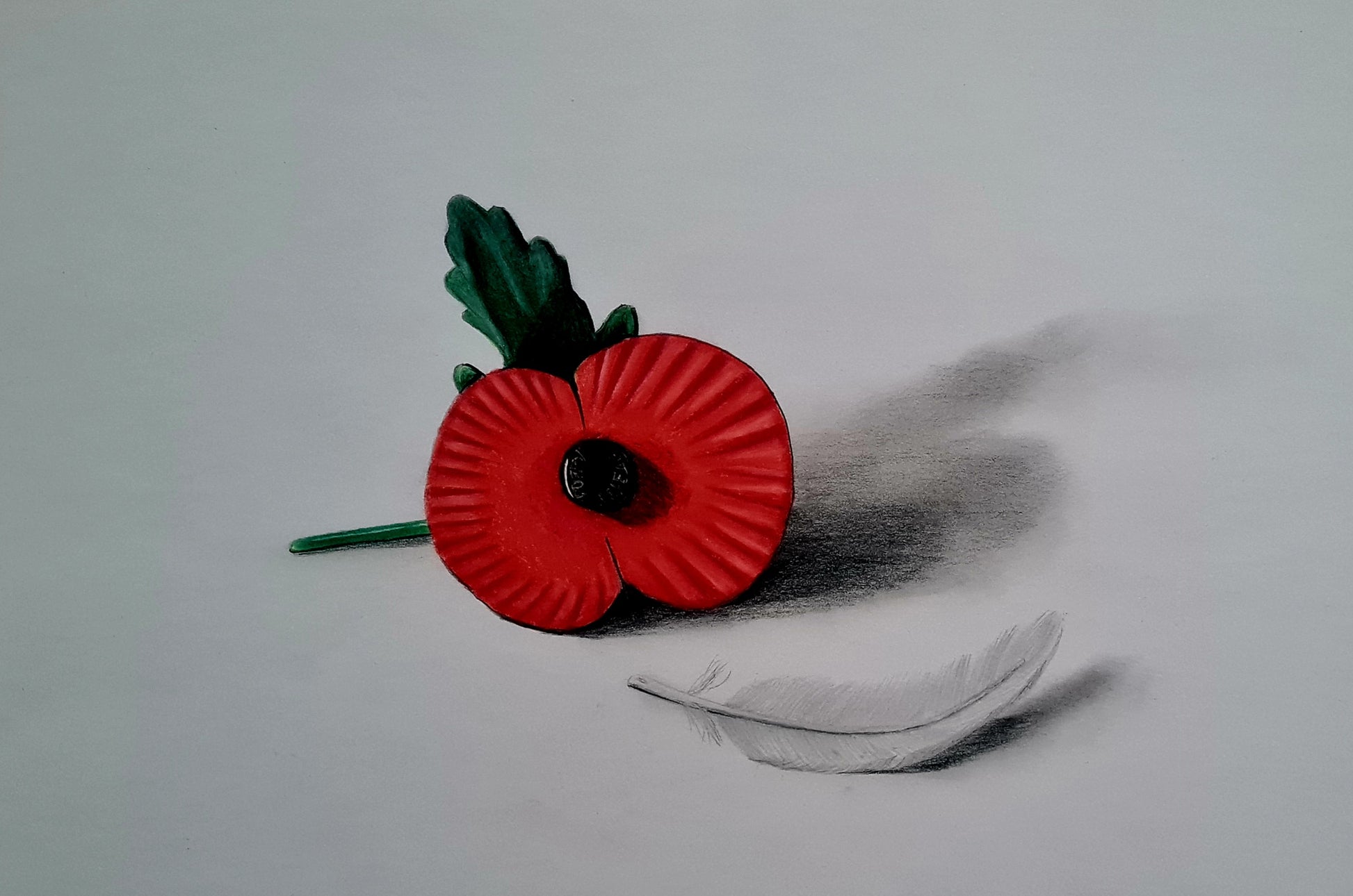 Remembrance art poppy 