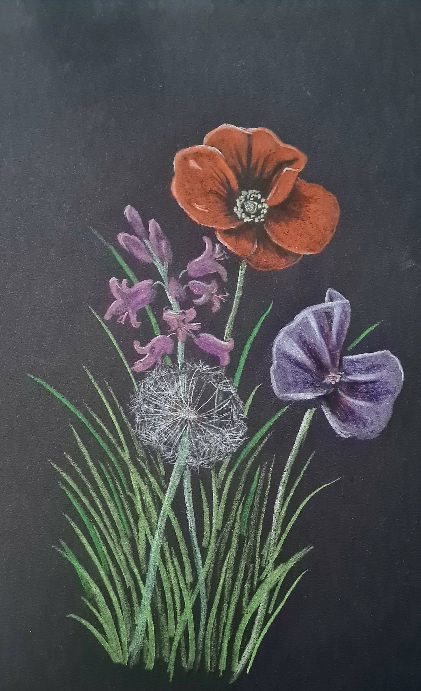 Wildflowers remembrance art 