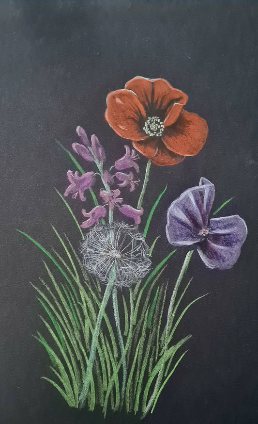 Wildflowers remembrance art 
