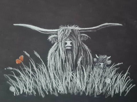 Original Polychromo - 'In Dad's shadow'