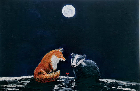 570 Limited Edition Giclée Print - 'Moonlight meeting'