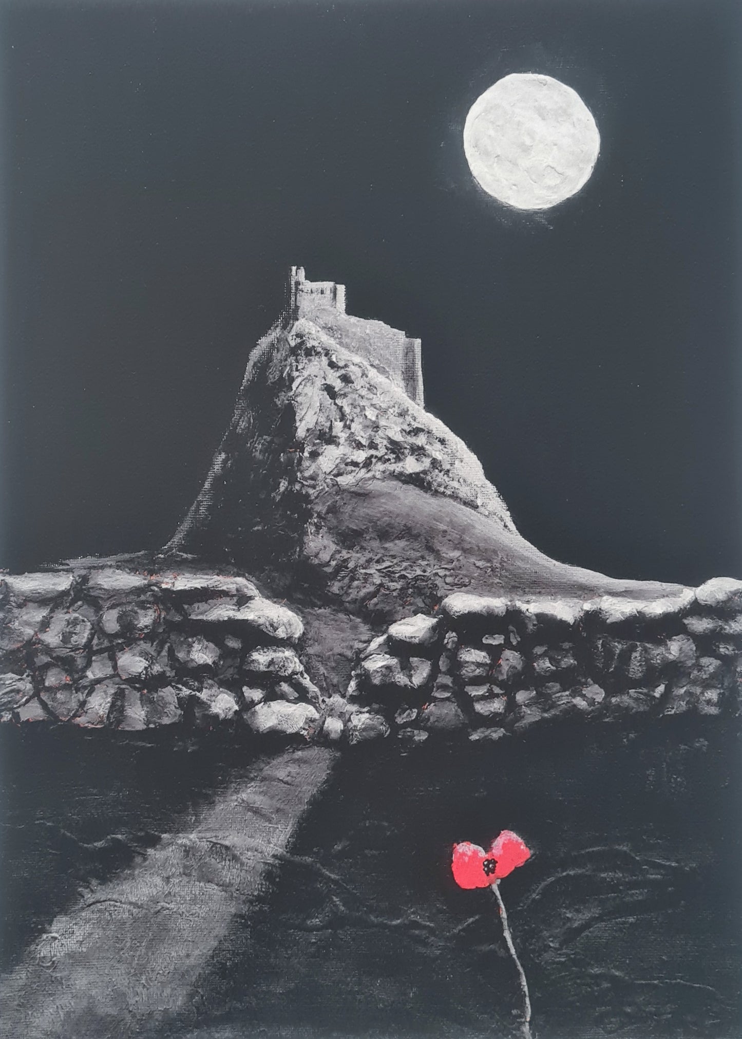 Remembrance art lindisfarne 