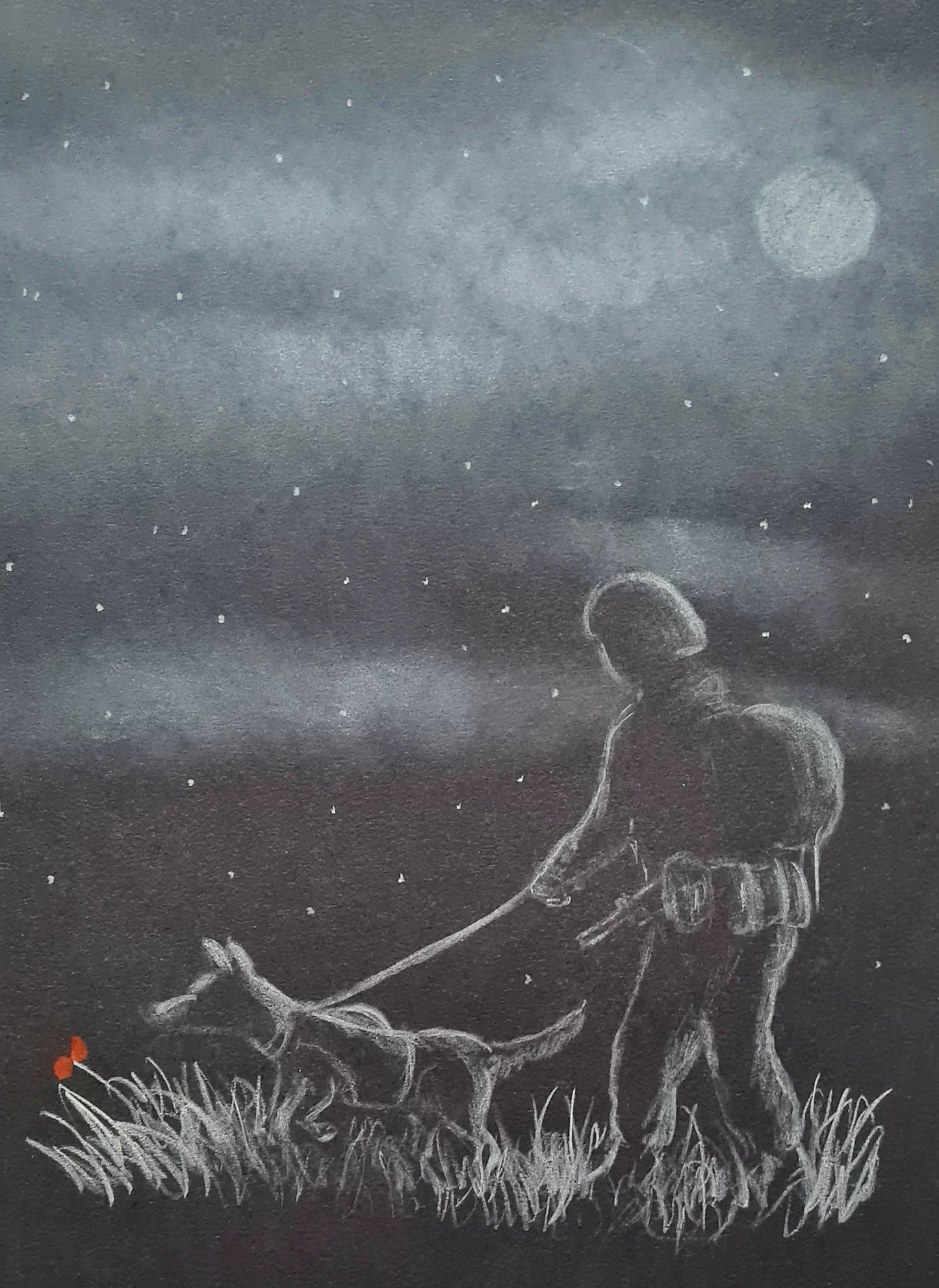 U663 Original Polychromo - 'Poppy walk