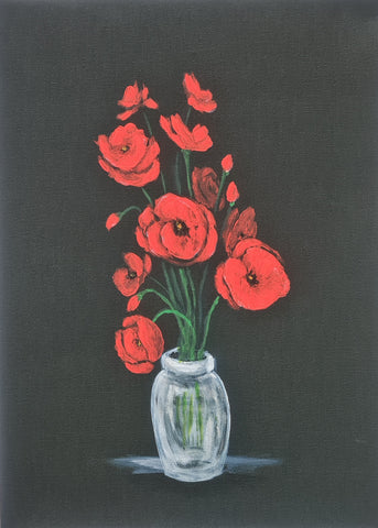 575 Limited Edition Giclée Print - 'Poppy vase'