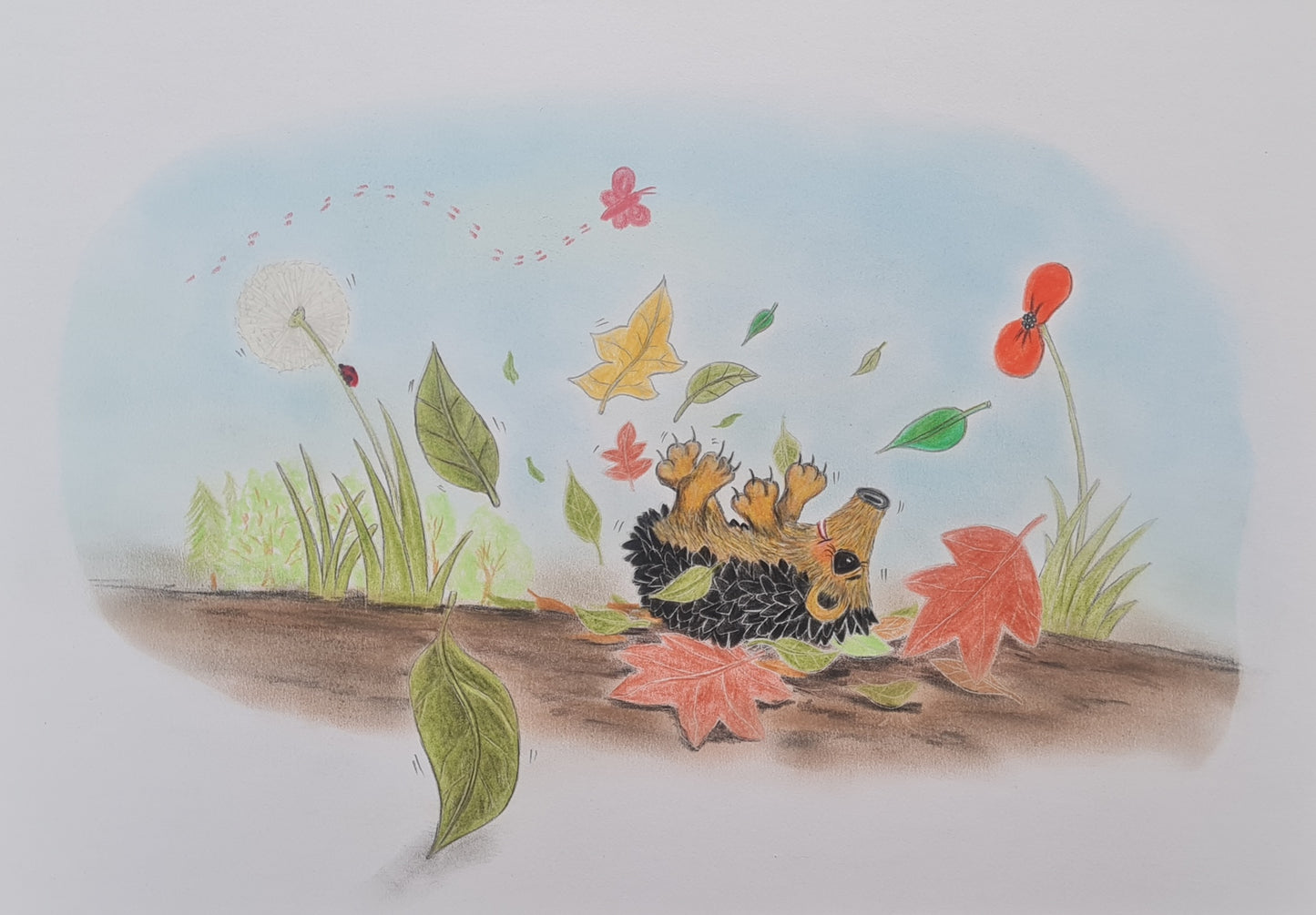 'Hettie Playing' - pre-oder of signed first edition book and original artwork #4