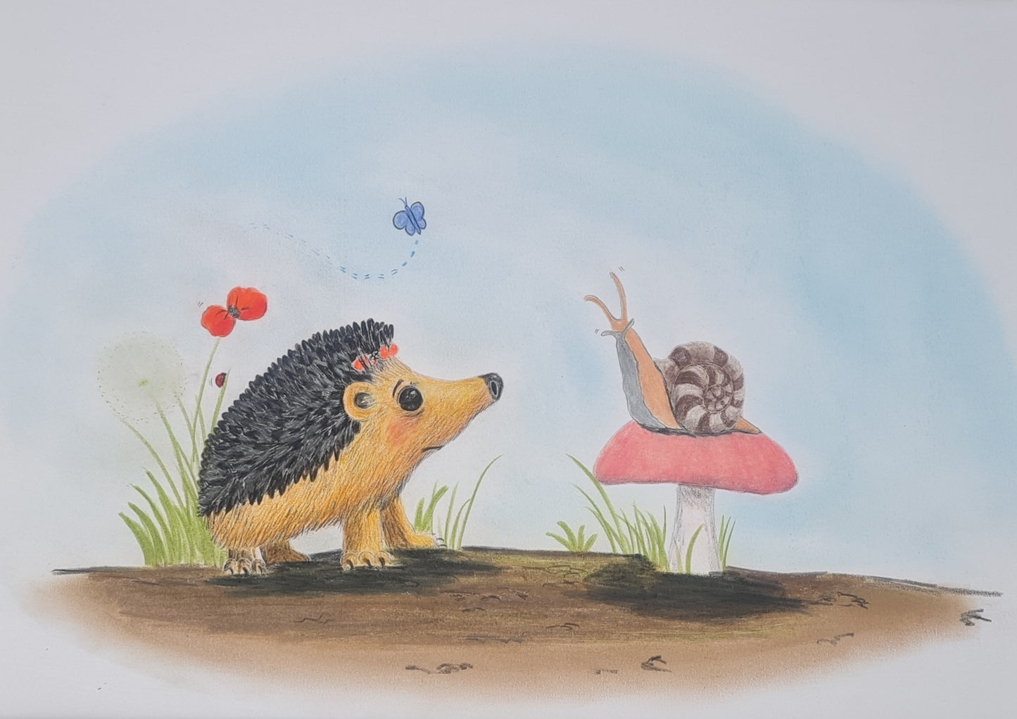 'Hettie and Snail' - pre-oder of signed first edition book and original artwork #8