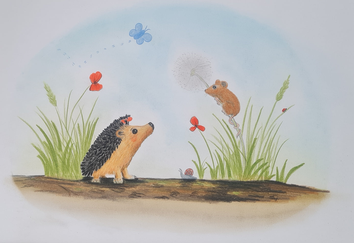 'Hettie and Mary Mouse' - pre-oder of signed first edition book and original artwork #10