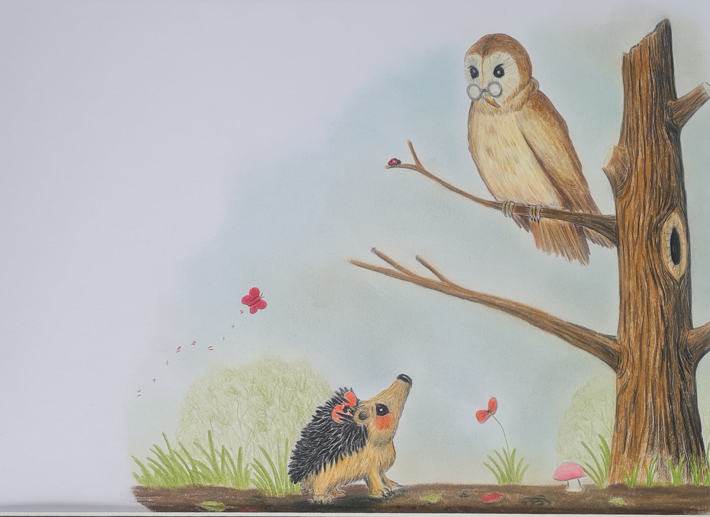 'Hettie and Owl' - pre-oder of signed first edition book and original artwork #9