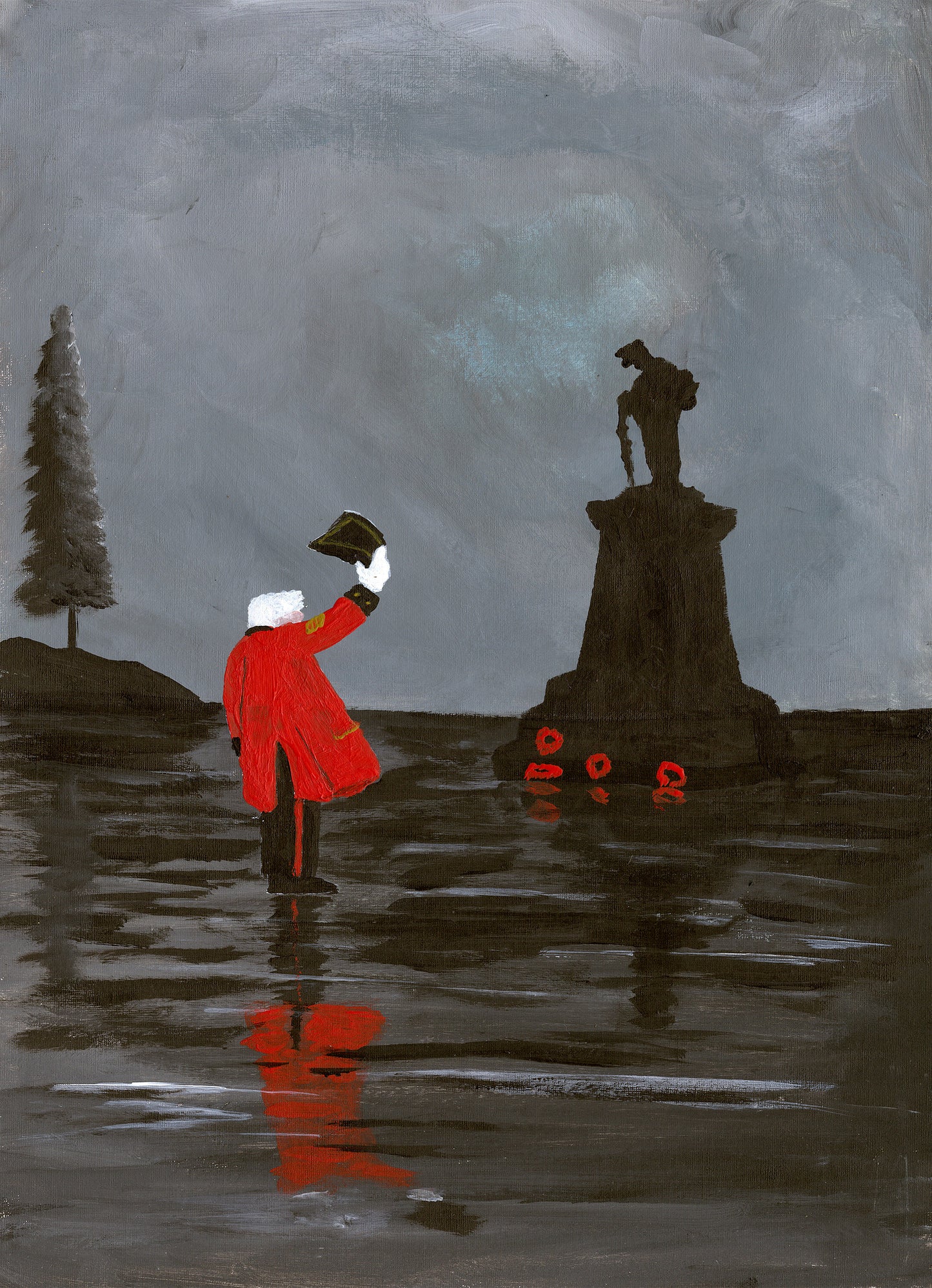 Dave H Chelsea Pensioner painting