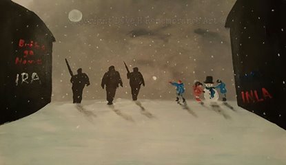 Original Painting 092 - 'Incoming'