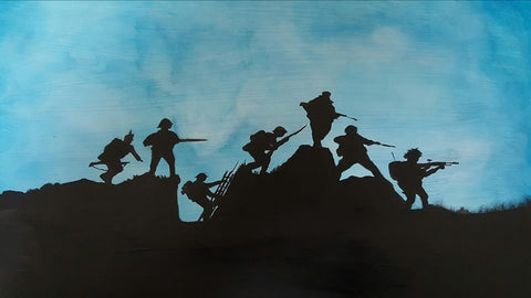 Original Painting - 'Transitions in Blue'