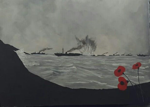 135 Open Edition Giclée Print 135 - 'Torpedoed'