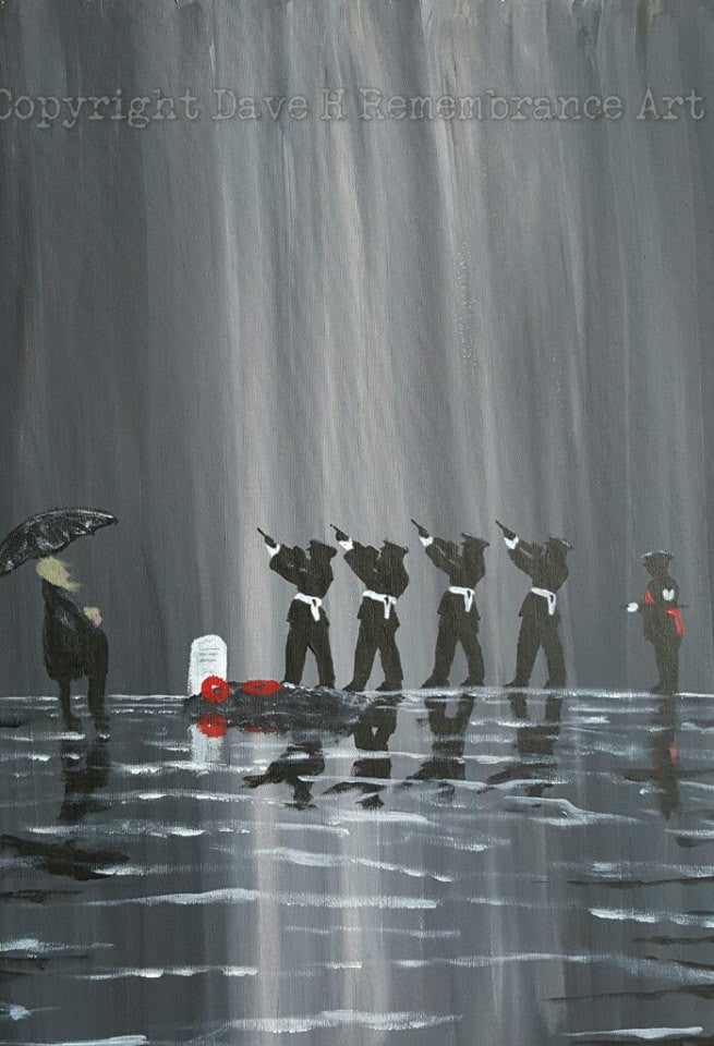 Remembrance Art 'Sacrifice honoured' 