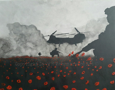 Original Painting - 'Taxi's Here'