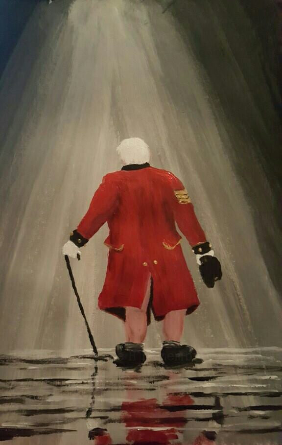 Chelsea Pensioner humerous painting