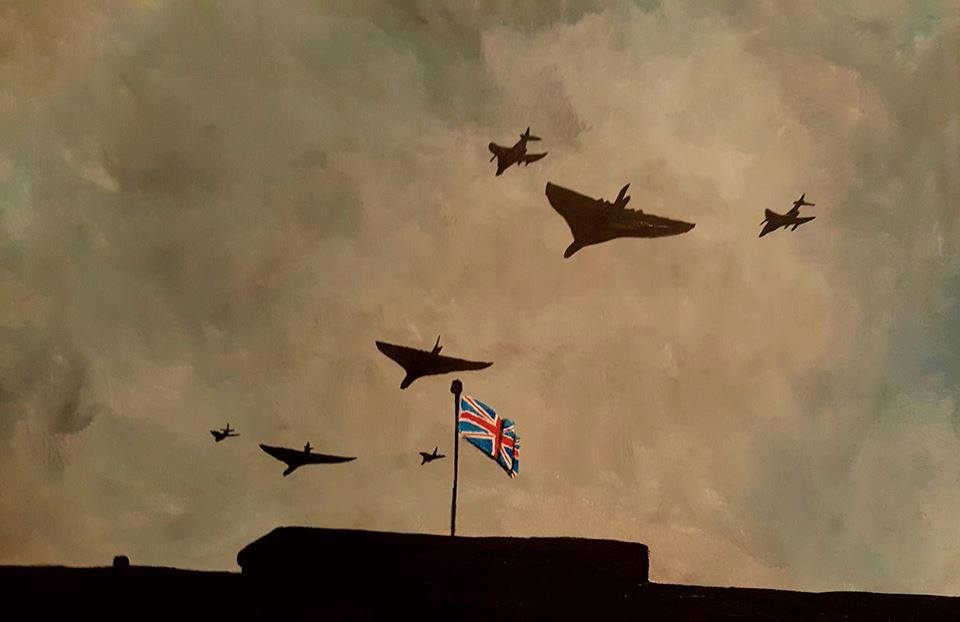 Original Painting - 'Flypast'