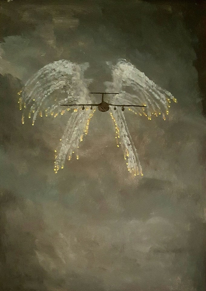 angel flight painting