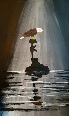 Original painting 138 - 'Eagle Honor'