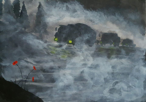 191 Limited Edition Giclée Print - 'Misty Convoy'