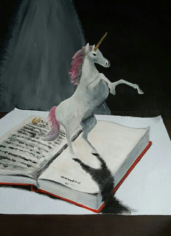 197 Open Edition Giclée Print 197 - 'Unicorn Story'