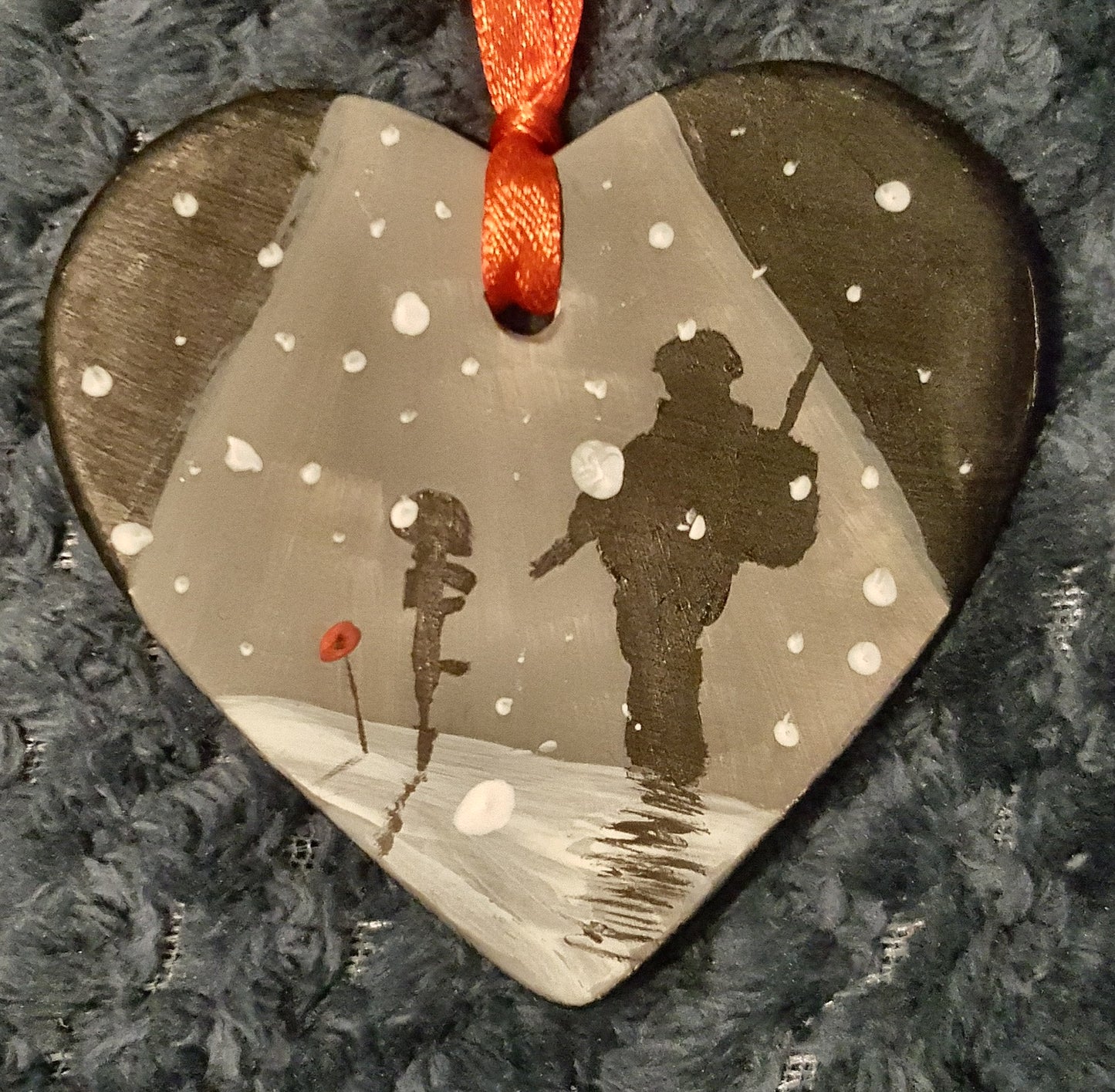 remembrance art heart