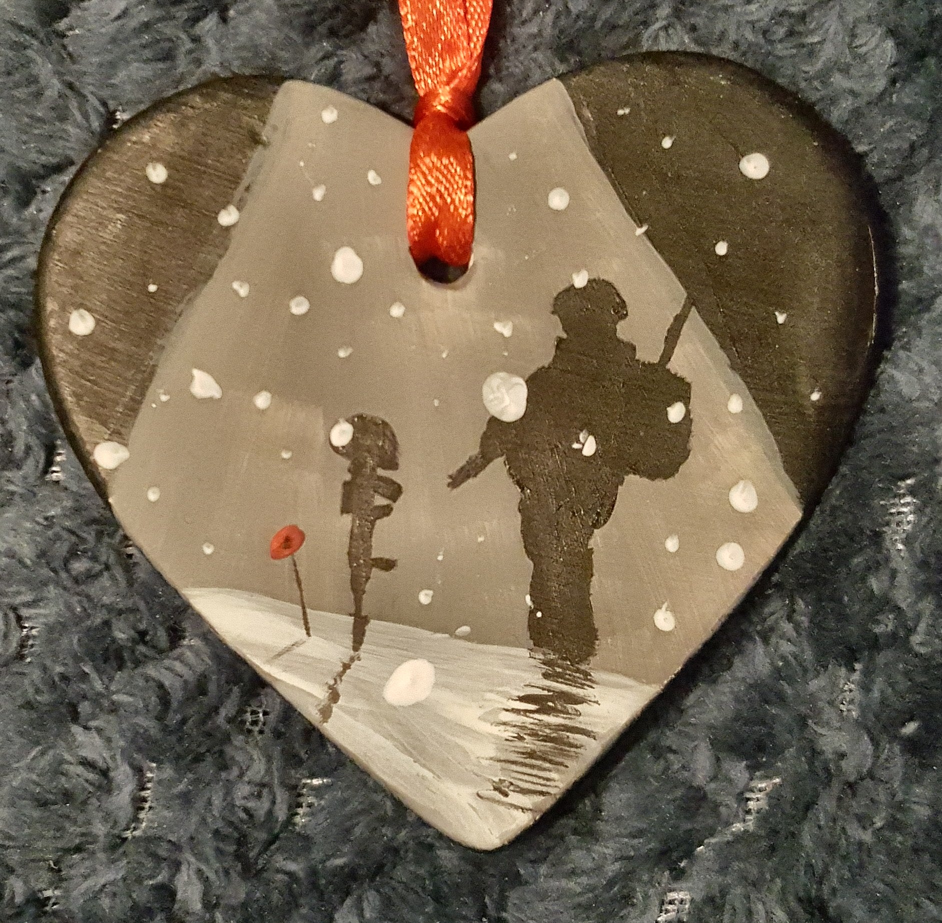 remembrance art heart