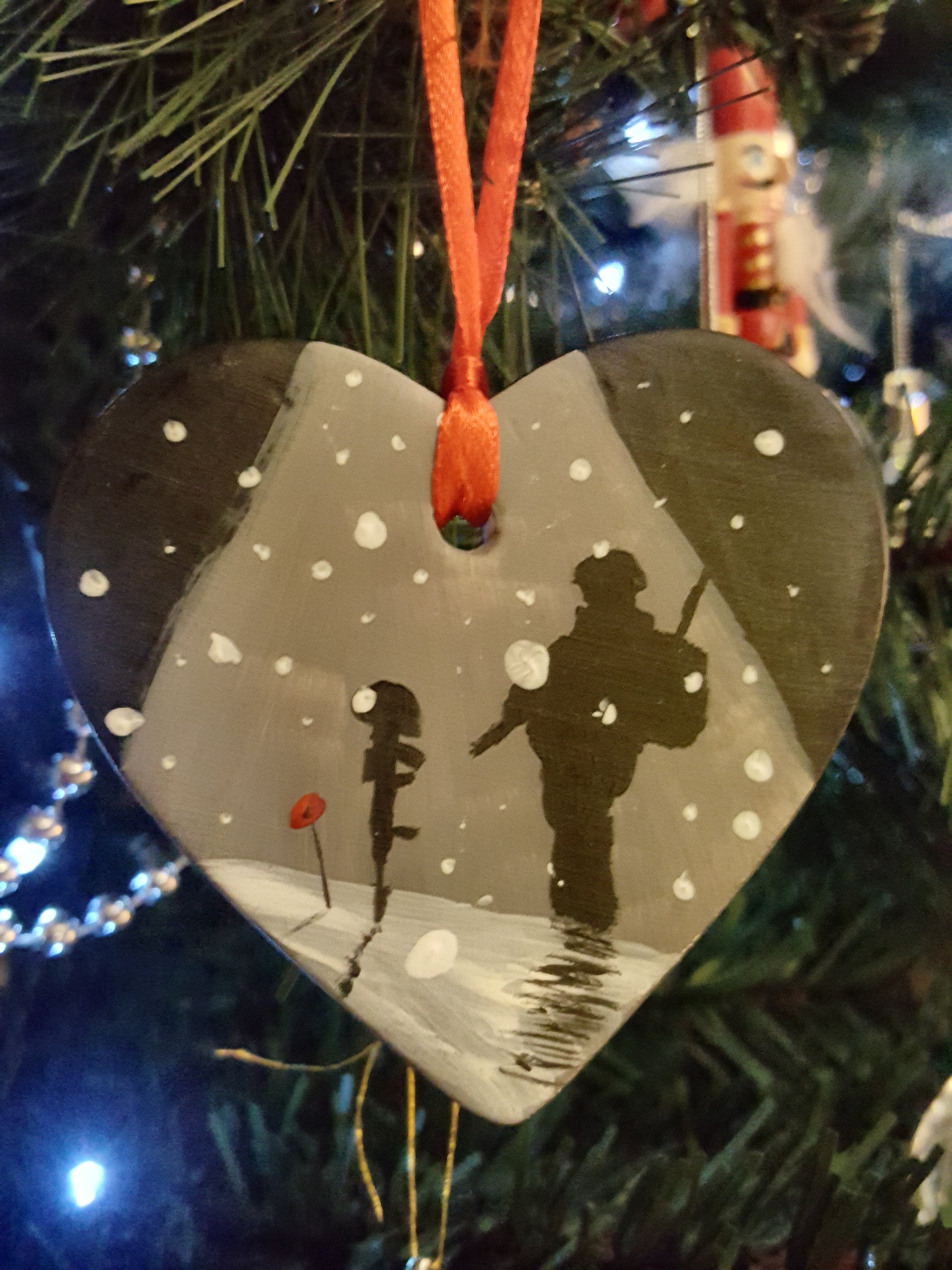 remembrance art heart