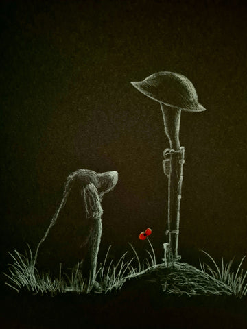 Original Polychromo - 'Pup's still waiting'