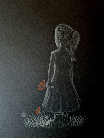 Original Polychromo - 'Waiting for Dad'