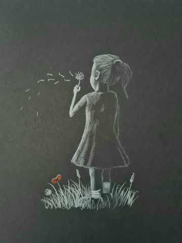 Original Polychromo - 'Making a wish'