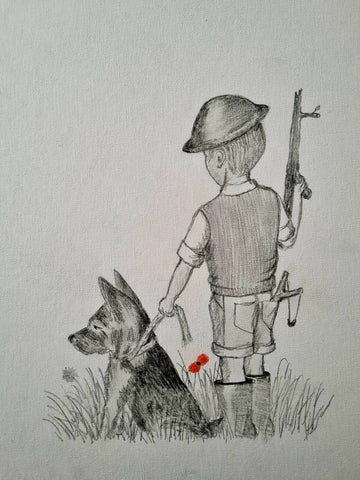 Original Polychromo - 'I'm gonna be a dog handler'