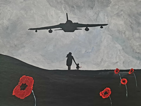 U296 Original Painting - 'Tornado GR4'