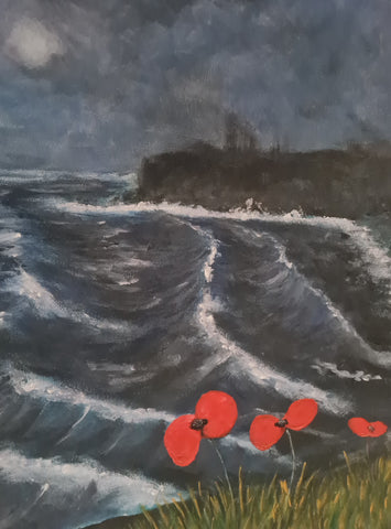 417 Open Edition Print  - 'Poppies at the Priory