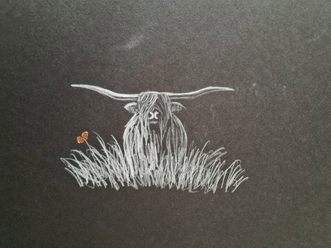 U604 Original Polychromo - 'Highland Coo #22